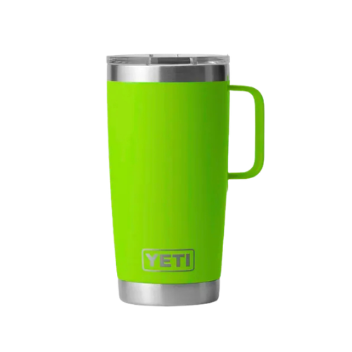 Termo YETI Rambler® Mug 20oz en color Lima, acero inoxidable con aislamiento al vacío