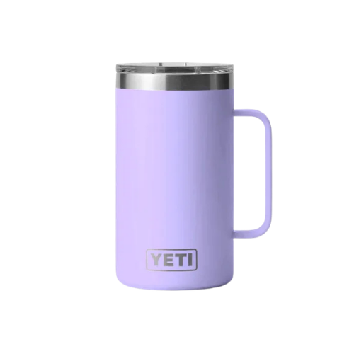 Termo YETI Rambler® Mug 24oz en color Lila, acero inoxidable con aislamiento al vacío