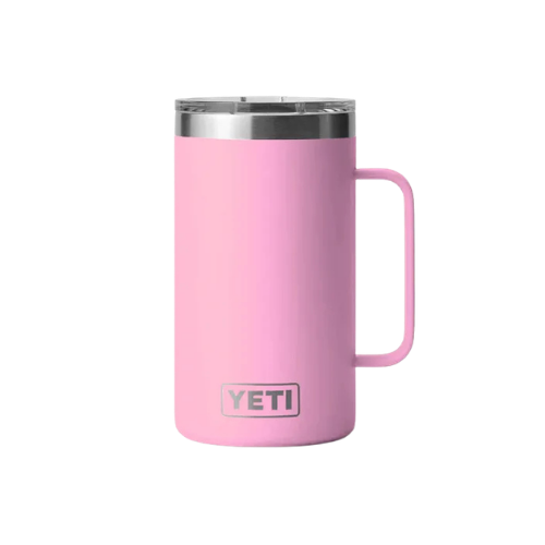 Termo YETI Rambler® Mug 24oz en color Pink (Rosa), acero inoxidable con aislamiento al vacío