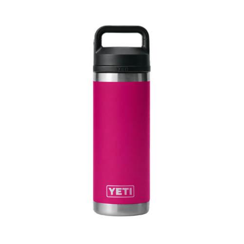 Termo YETI Rambler® Water Bottle 18oz en color Raspberry (Frambuesa), acero inoxidable con aislamiento al vacío