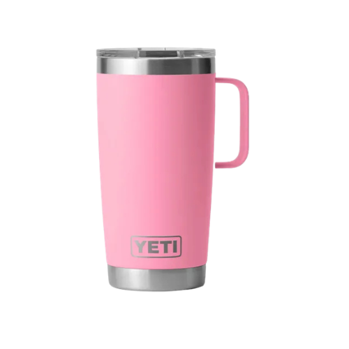 Termo YETI Rambler® Mug 20oz en color Pink (Rosa), acero inoxidable con aislamiento al vacío