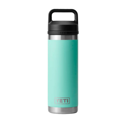 Termo YETI Rambler® Water Bottle 18oz en color Seafoam (Menta), acero inoxidable con aislamiento al vacío
