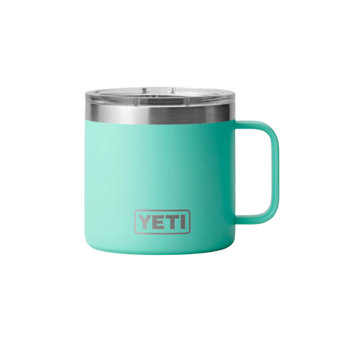 Termo YETI Rambler® Mug en color Seafoam (Menta), acero inoxidable con aislamiento al vacío