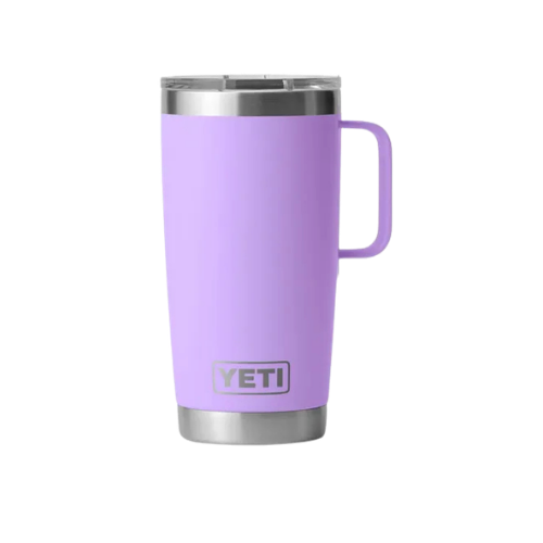 Termo YETI Rambler® Mug 20oz en color Lila, acero inoxidable con aislamiento al vacío