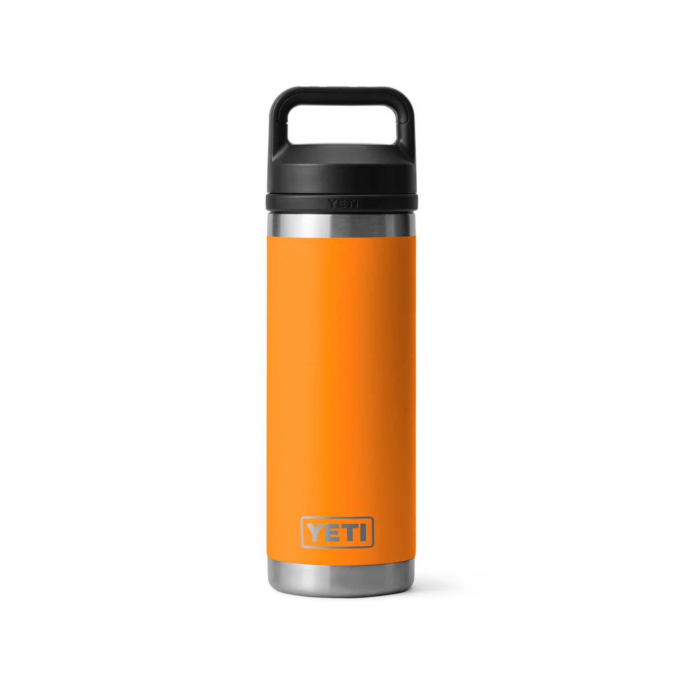 Termo YETI Rambler® Water Bottle 18oz en color King Crab (Naranja), acero inoxidable con aislamiento al vacío
