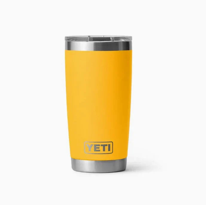 Termo YETI Rambler® Tumbler 20oz en color Alpine Yellow (Amarillo), acero inoxidable con aislamiento al vacío