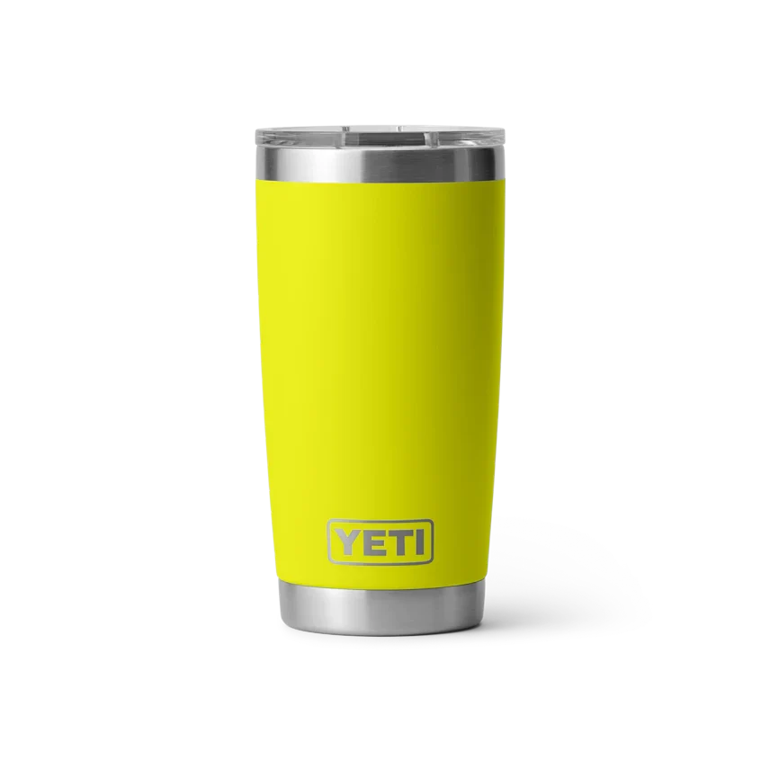Termo YETI Rambler® Tumbler 20oz en color Baby Yellow (Amarillo), acero inoxidable con aislamiento al vacío