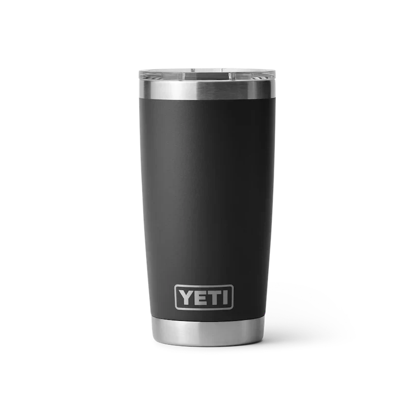 Termo YETI Rambler® Tumbler 20oz en color Negro, acero inoxidable con aislamiento al vacío