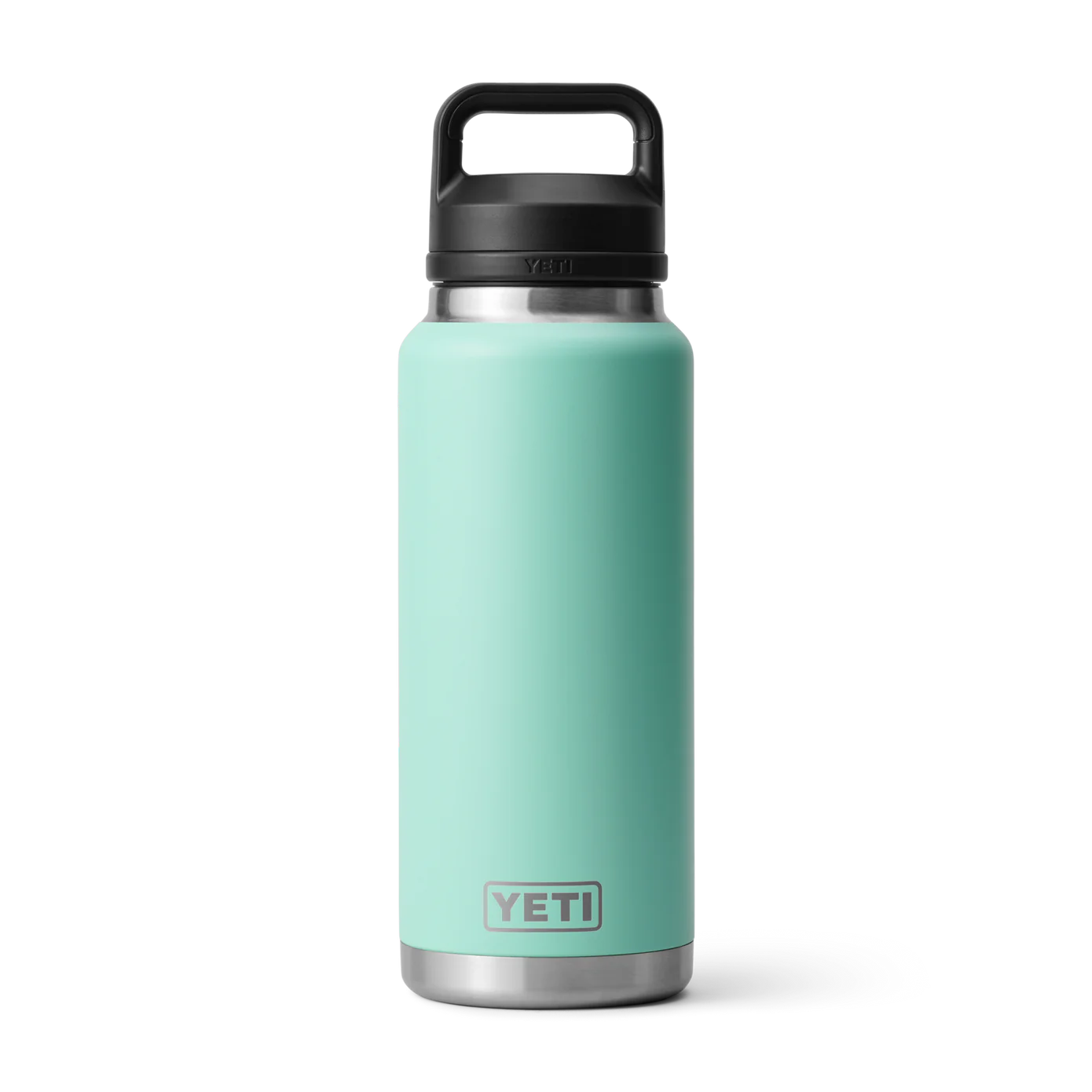 Termo YETI Rambler® Water Bottle 36oz en color Seafoam (Menta), acero inoxidable con aislamiento al vacío