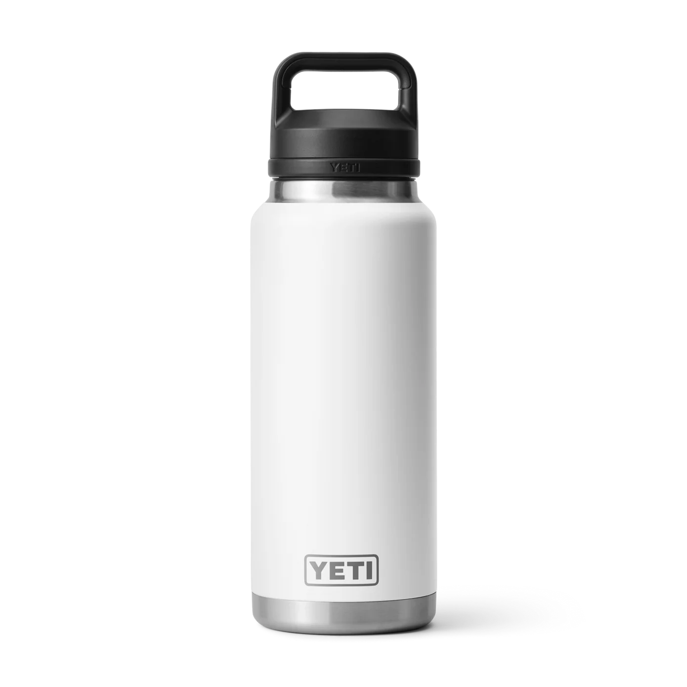 Termo YETI Rambler® Water Bottle 36oz en color Blanco, acero inoxidable con aislamiento al vacío
