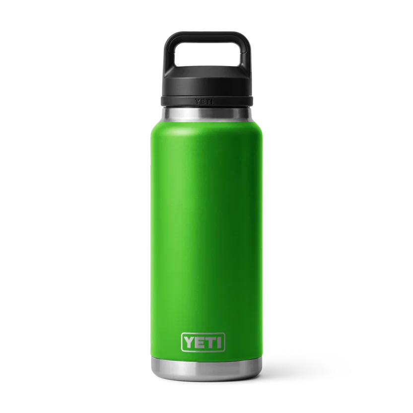 Termo YETI Rambler® Water Bottle 36oz en color Canopy Green (Verde), acero inoxidable con aislamiento al vacío