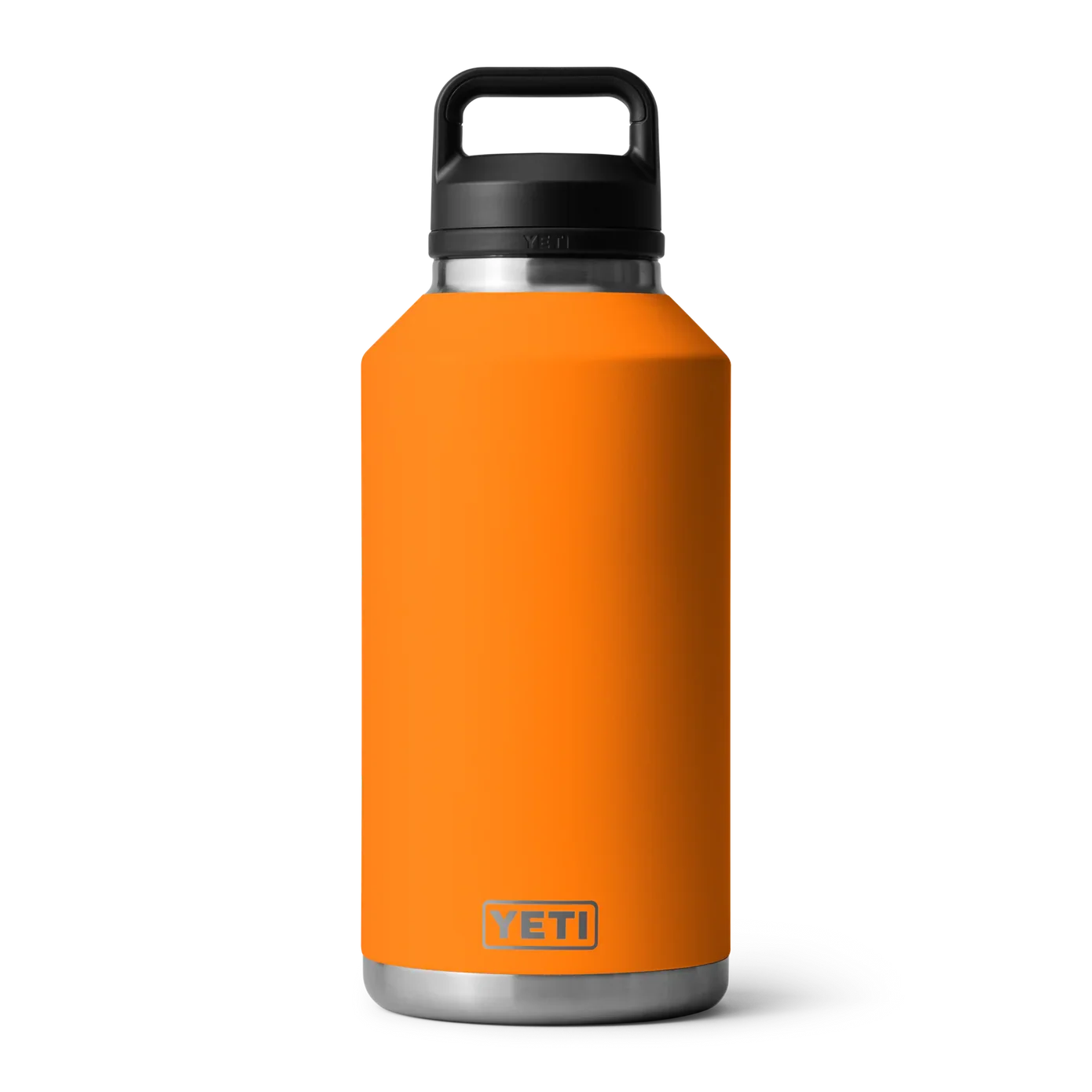 Termo YETI Rambler® Water Bottle 64oz en color King Crab (Naranja), acero inoxidable con aislamiento al vacío