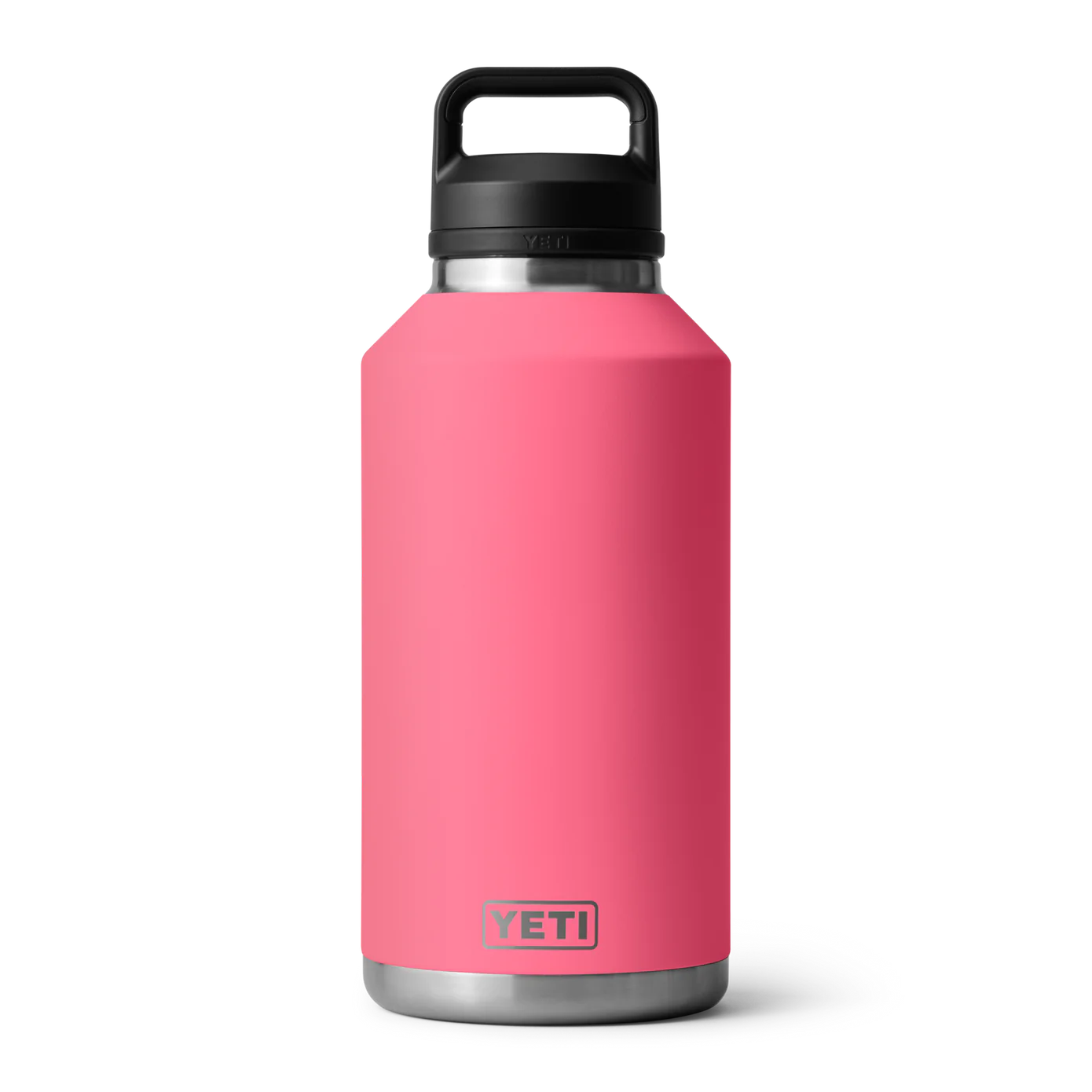 Termo YETI Rambler® Water Bottle 64oz en color Bimini Pink (Rosa Mexicano), acero inoxidable con aislamiento al vacío