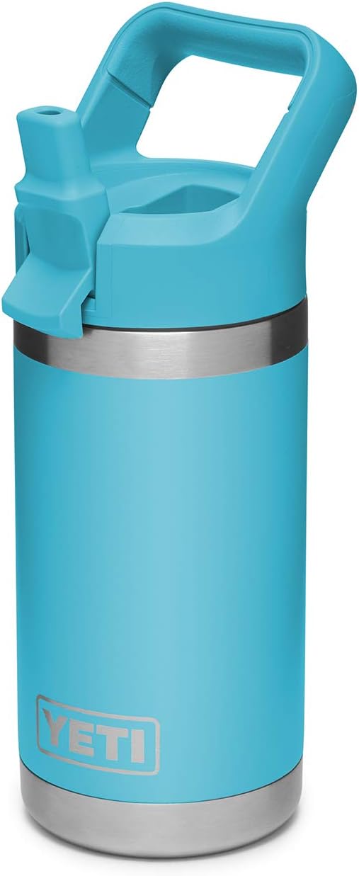 Termo YETI Rambler® Jr. Kids Water Bottle 12oz en color Sky Blue (Azul Cielo), acero inoxidable con aislamiento al vacío