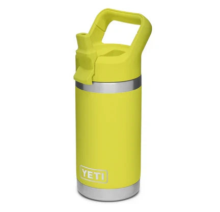 Termo YETI Rambler® Jr. Kids Water Bottle 12oz en color Alpine Yellow (Amarillo), acero inoxidable con aislamiento al vacío