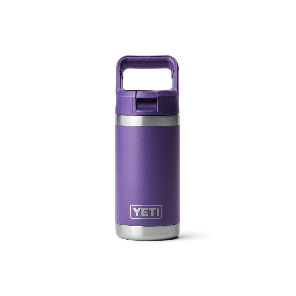 Termo YETI Rambler® Jr. Kids Water Bottle 12oz en color Nordic Purple (Morado), acero inoxidable con aislamiento al vacío