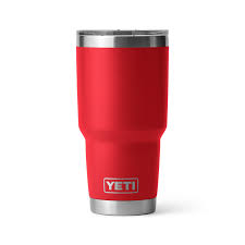 Termo YETI Rambler® Tumbler 30oz en color Rescue Red (Rojo), acero inoxidable con aislamiento al vacío