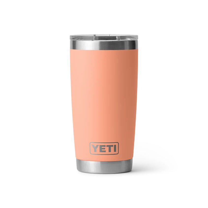 Termo YETI Rambler® Tumbler 20oz en color Coral, acero inoxidable con aislamiento al vacío