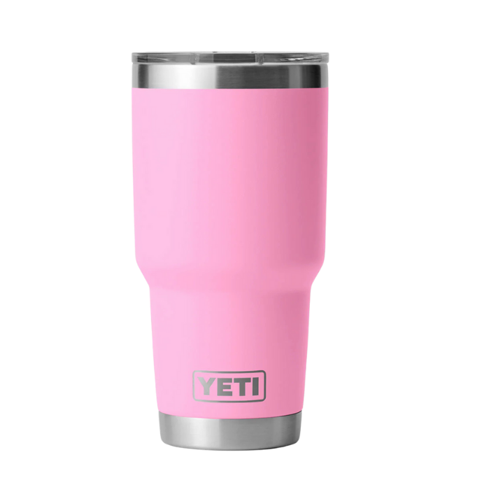 Termo YETI Rambler® Tumbler 30oz en color Power Pink (Rosa), acero inoxidable con aislamiento al vacío