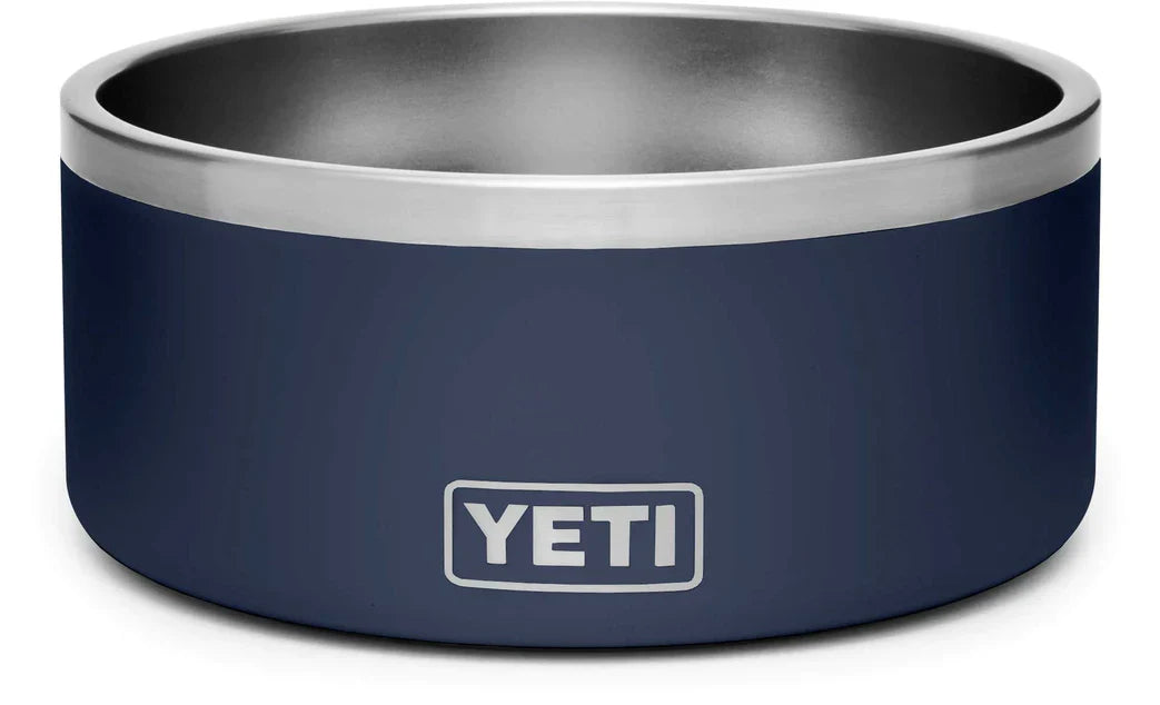 Plato YETI DogBowl® Boomer 4 en color Navy (Azul Marino), acero inoxidable