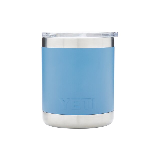 Termo YETI Rambler® Lowball 10oz en color Sky Blue (Azul Cielo), acero inoxidable con aislamiento al vacío
