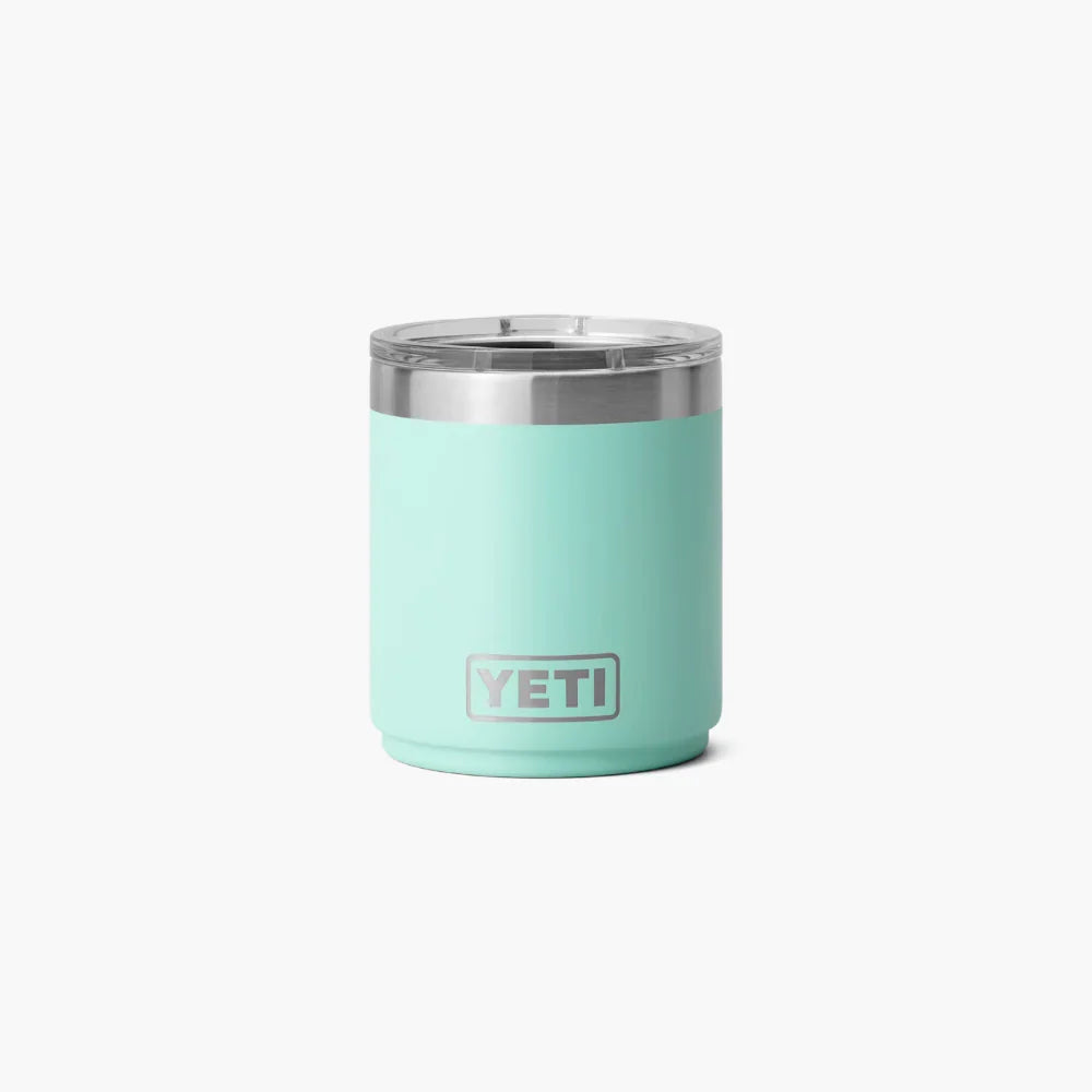 Termo YETI Rambler® Lowball 10oz en color Seafoam (Menta), acero inoxidable con aislamiento al vacío
