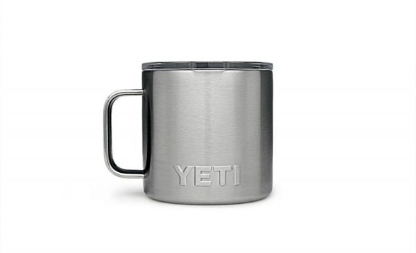 Termo YETI Rambler® Mug 14oz en color Stainless Steel (Acero), acero inoxidable con aislamiento al vacío