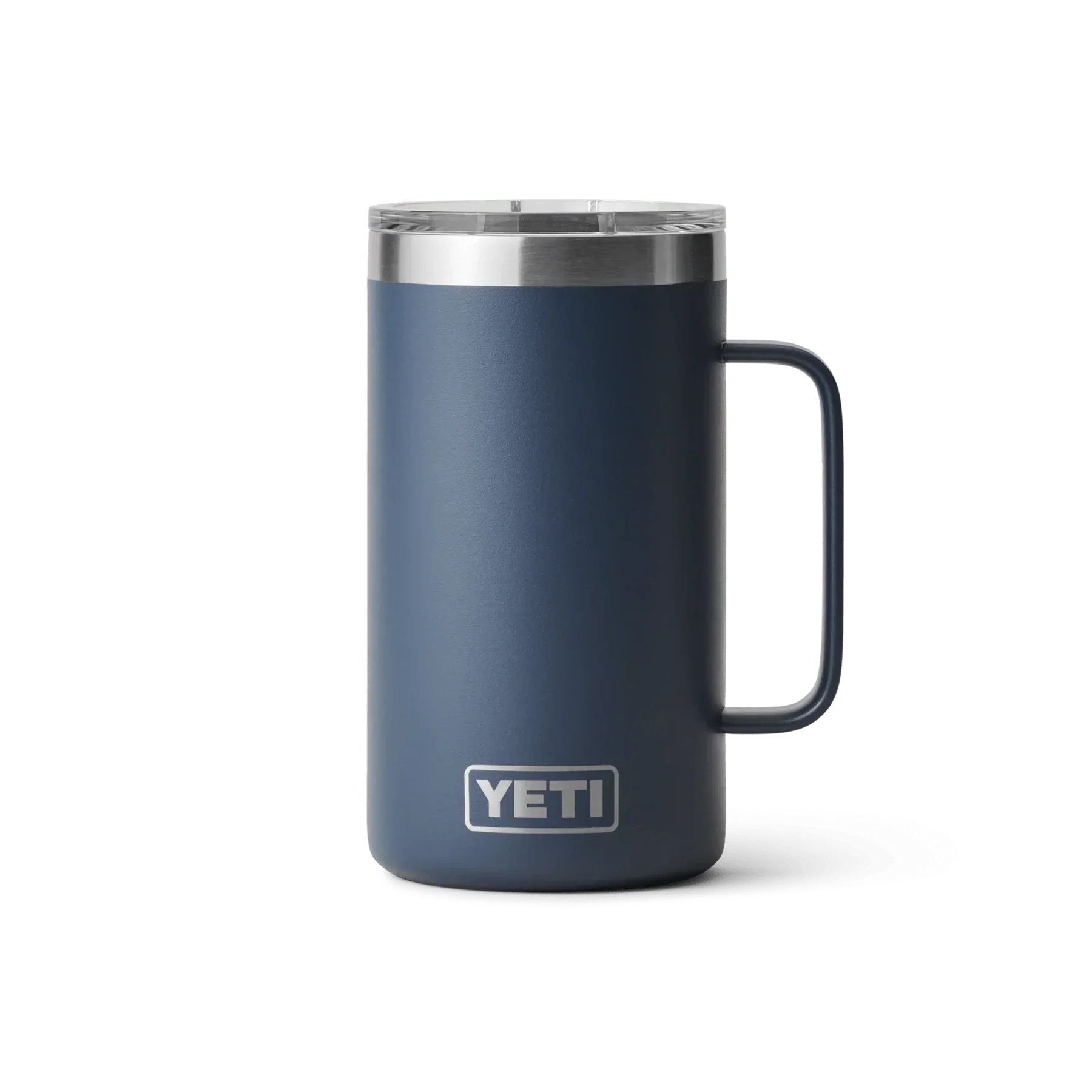 Termo YETI Rambler® Mug 24oz en color Navy (Azul Marino), acero inoxidable con aislamiento al vacío