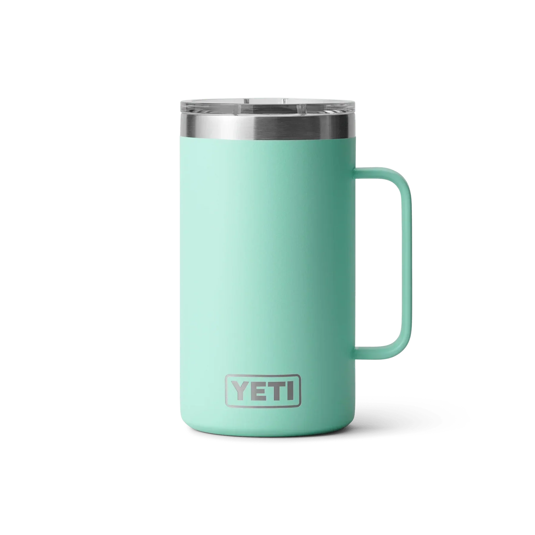 Termo YETI Rambler® Mug 24oz en color Seafoam (Menta), acero inoxidable con aislamiento al vacío